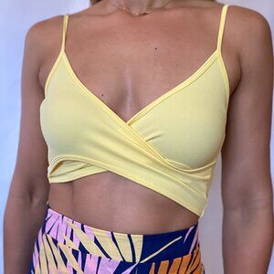 Yellow crop top (new with tag)